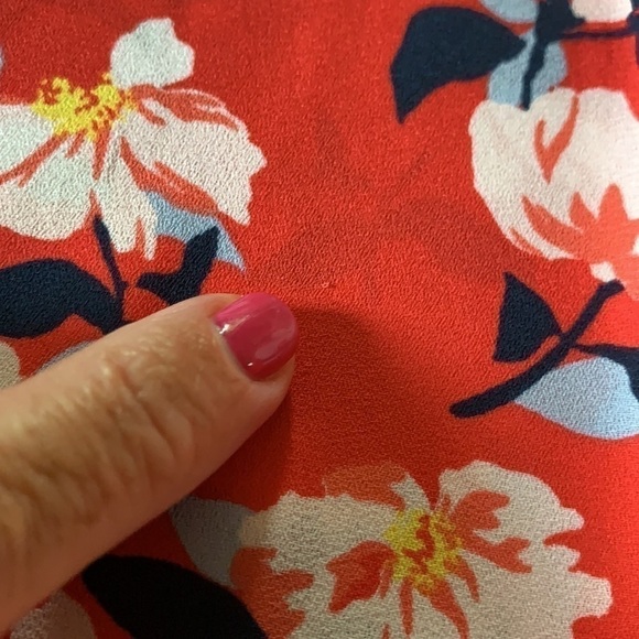 CYNTHIA ROWLEY 3/4 Sleeve Floral Blouse - Picture 10 of 10